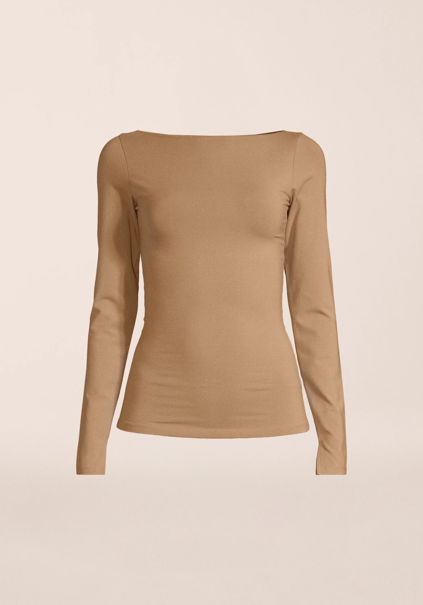 Sublime Boatneck Long Sleeve - Light Khaki
