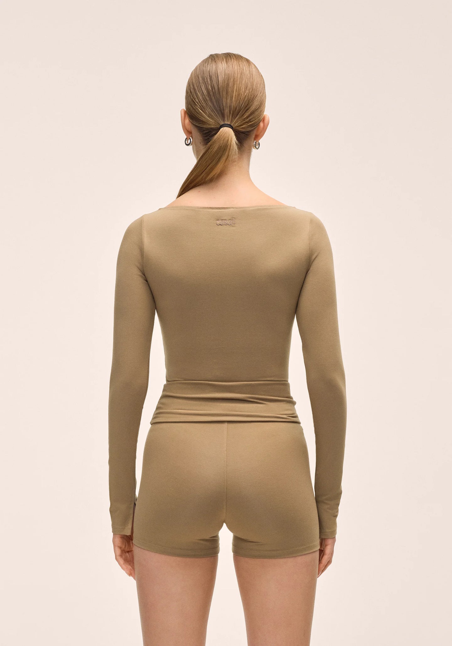 Sublime Boatneck Long Sleeve - Light Khaki