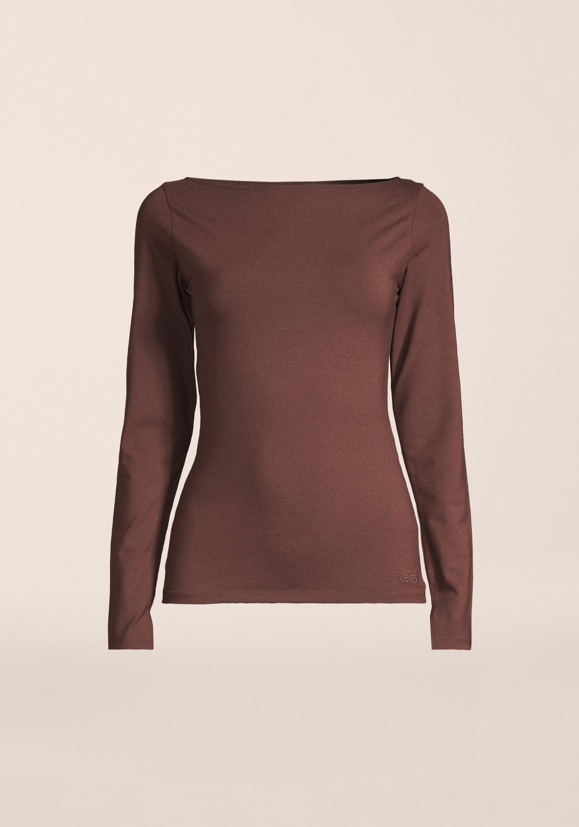 Sublime Boatneck Long Sleeve - Dark Brown