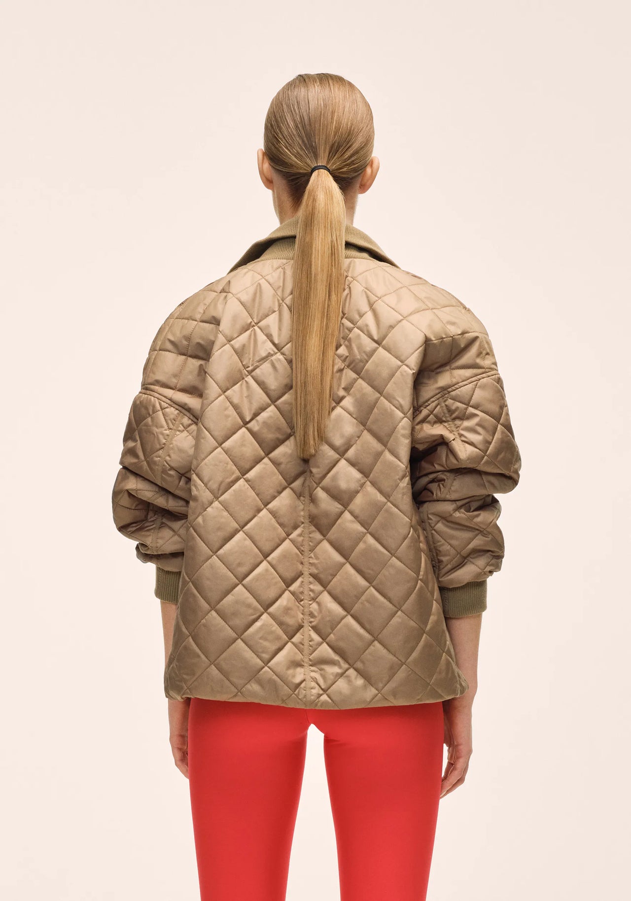 Nordic Quilted Jacket - Light Khaki