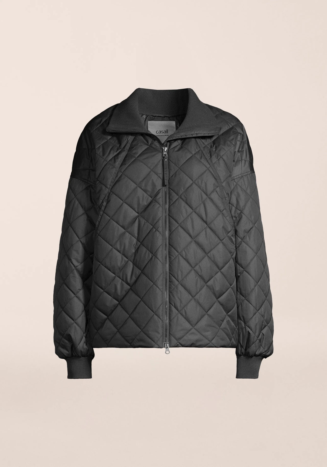 Nordic Quilted Jacket - Black
