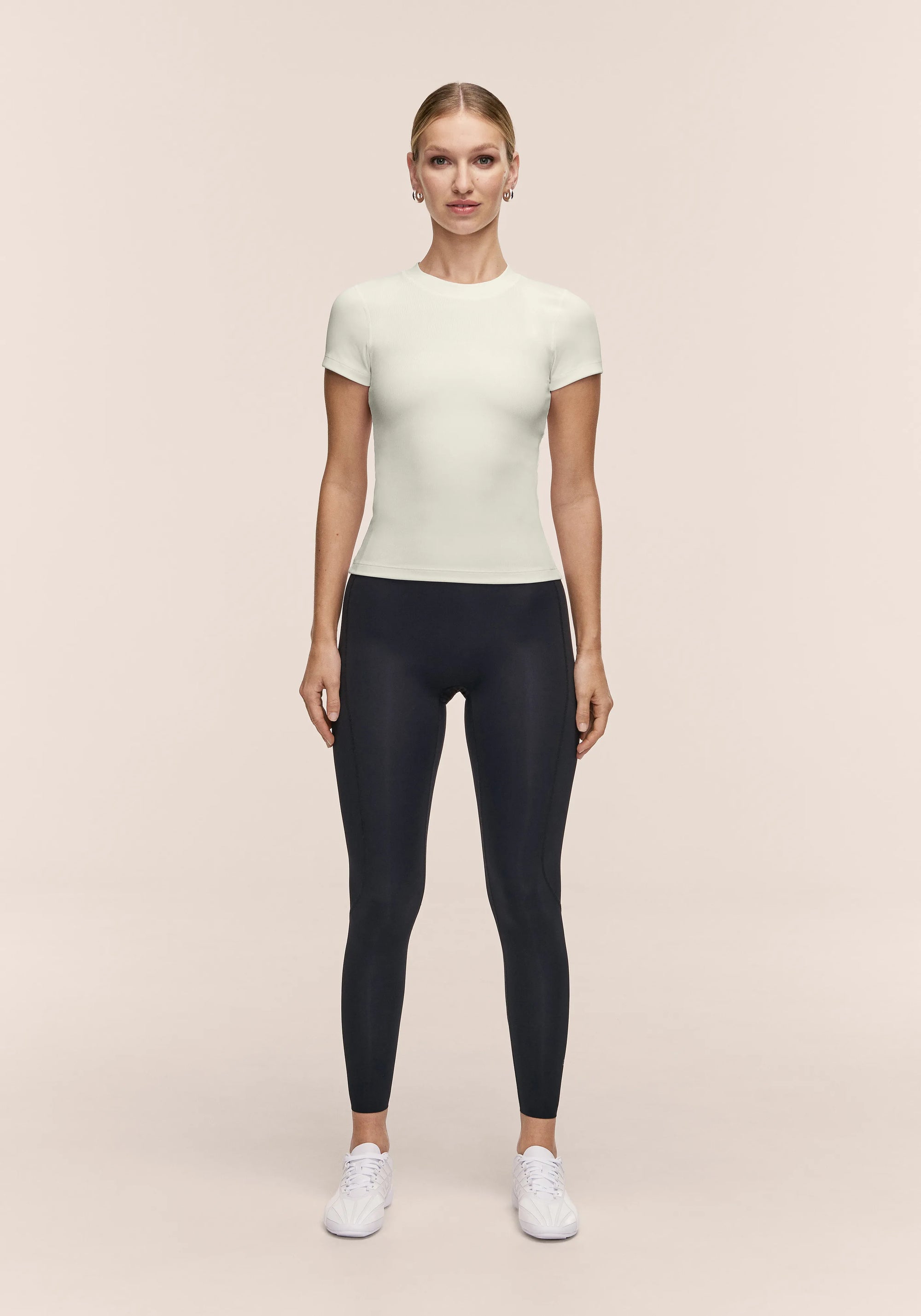 Defined Rib Tee - Misty Green