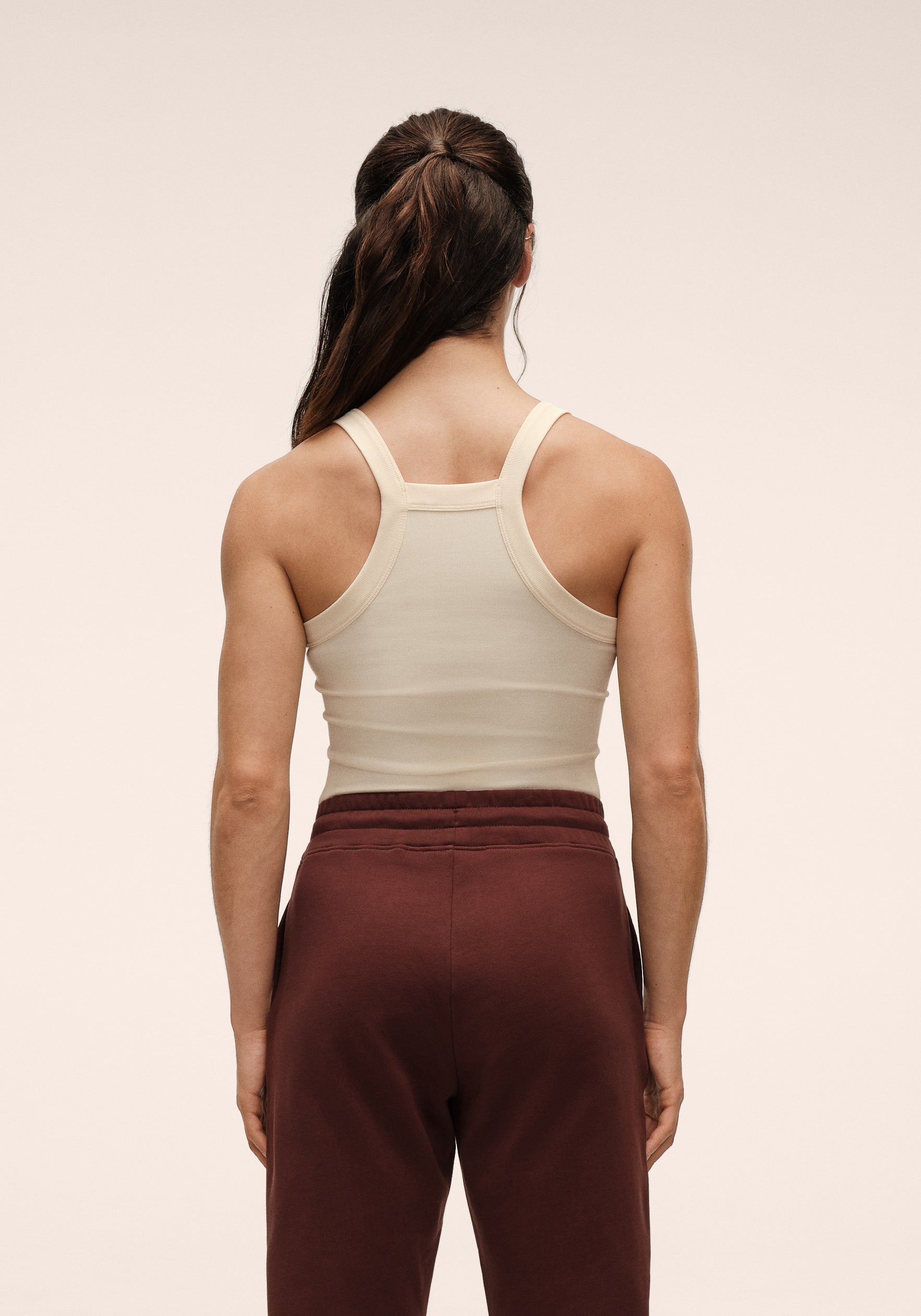Defined Rib Tank - Cream