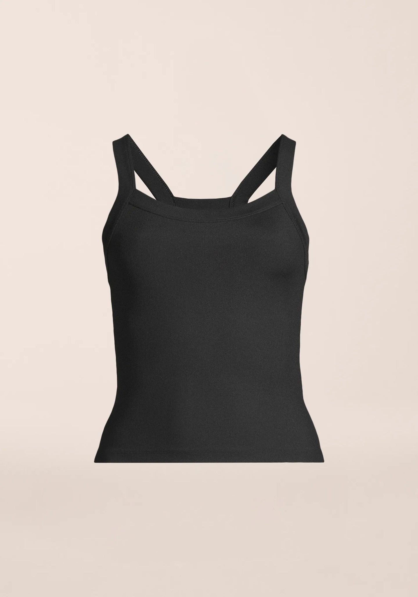 Defined Rib Tank - Black