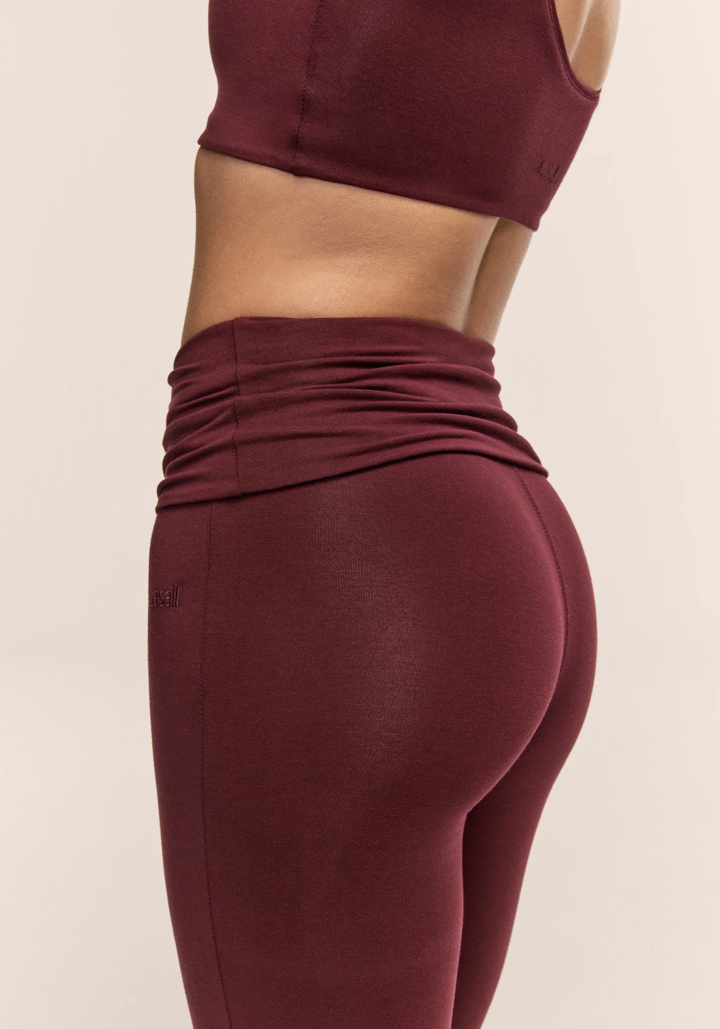 Sublime Folded Flare Pants - Cherry Moon