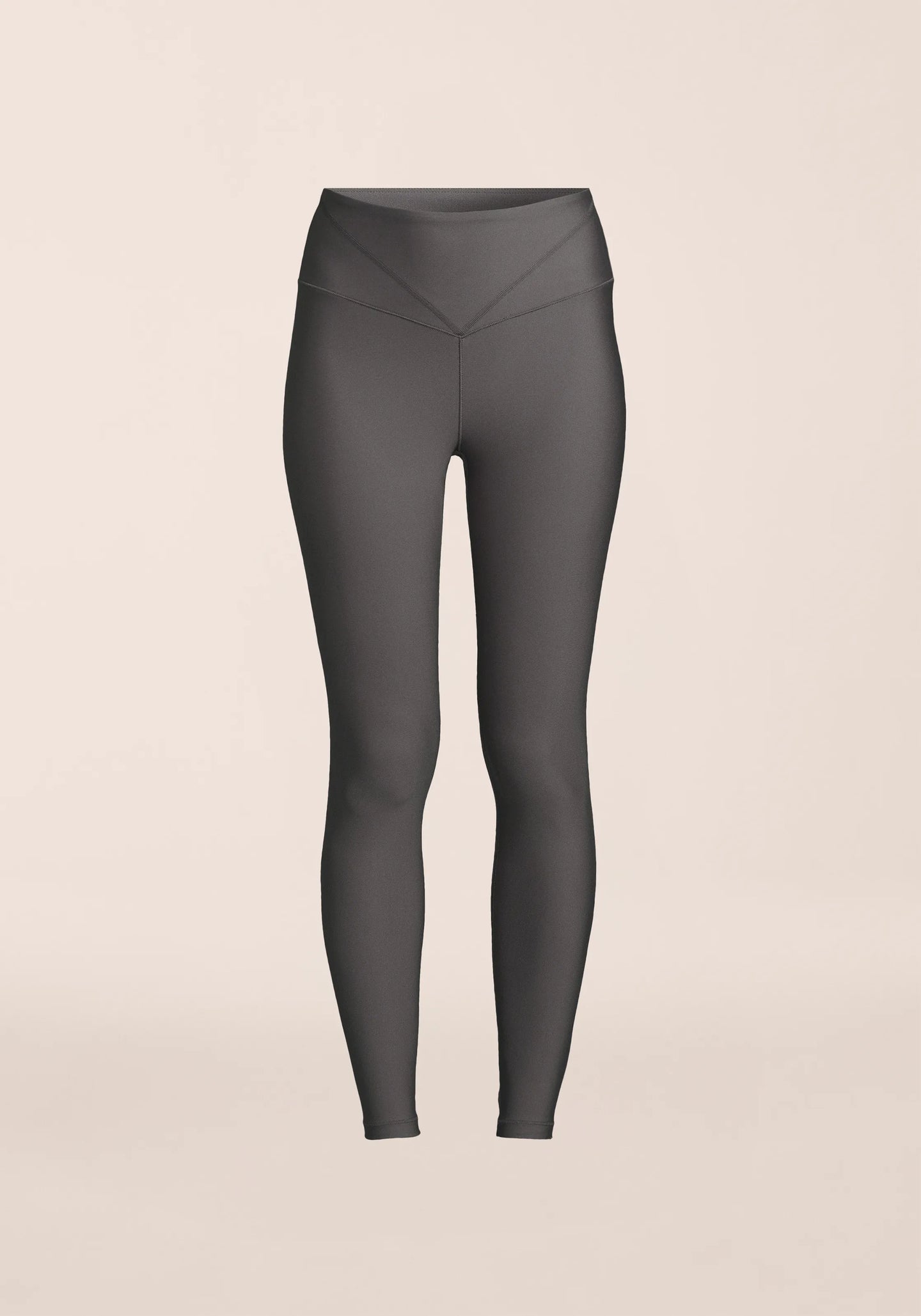 V-shape High Waist Tights - Dk Grey