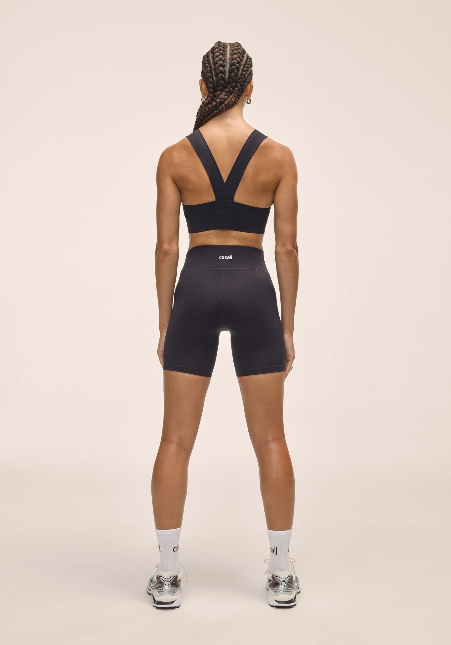 Essential Regular Waist Biker - Black