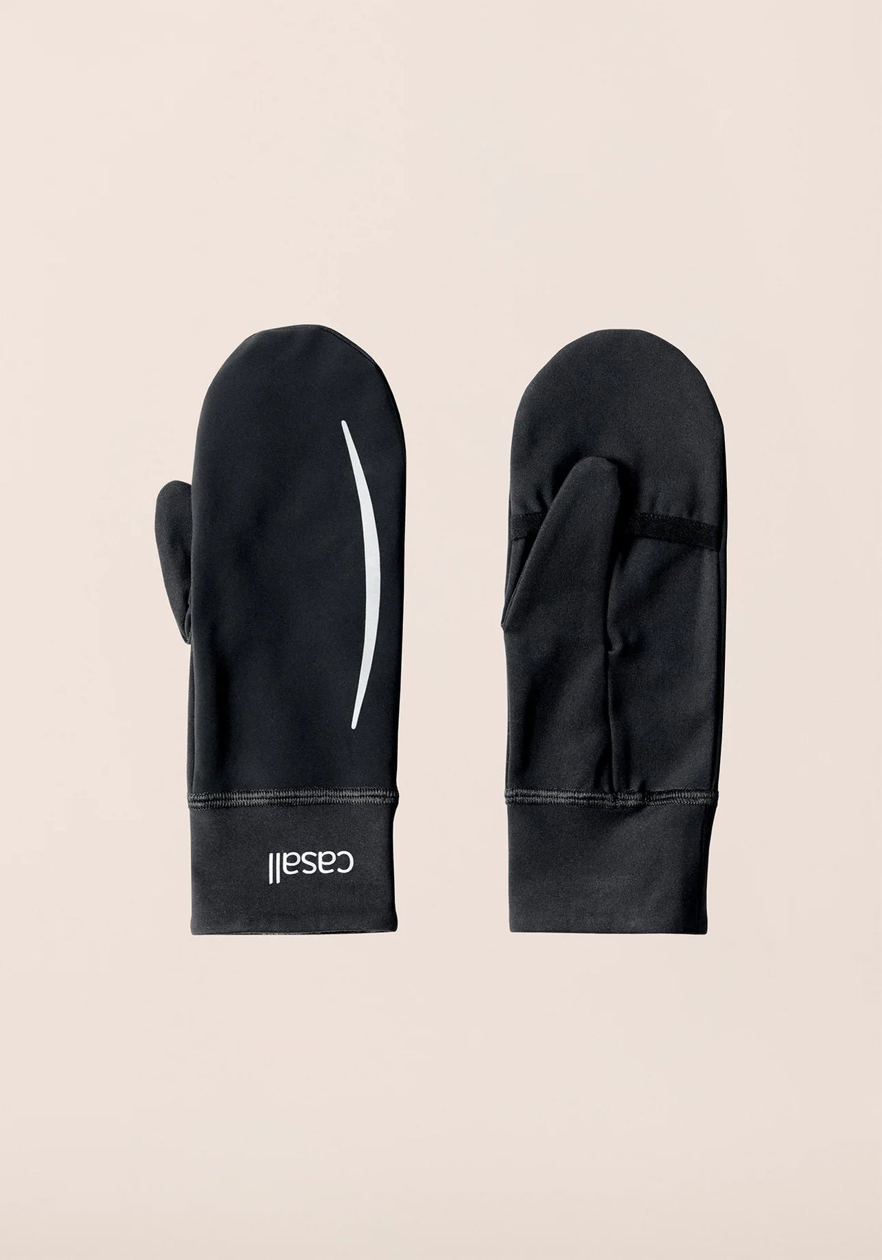 Windtherm Running Mittens - Black
