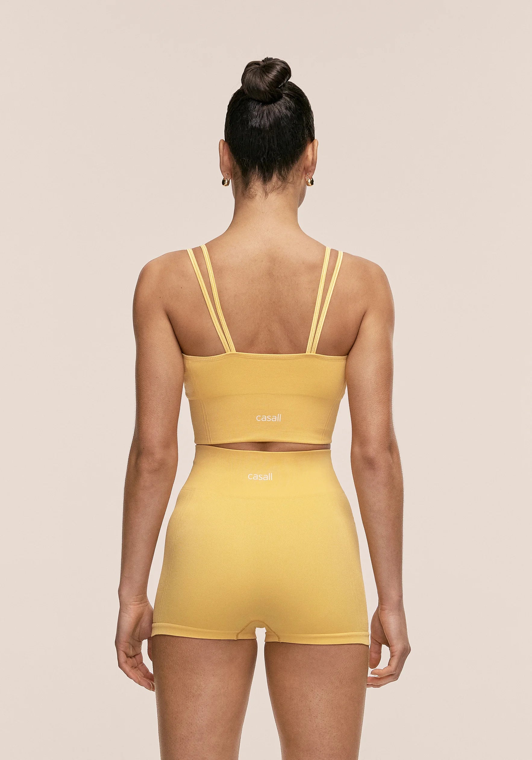 Shiny Seamless Rib Top - Online Exclusive - Soul Yellow