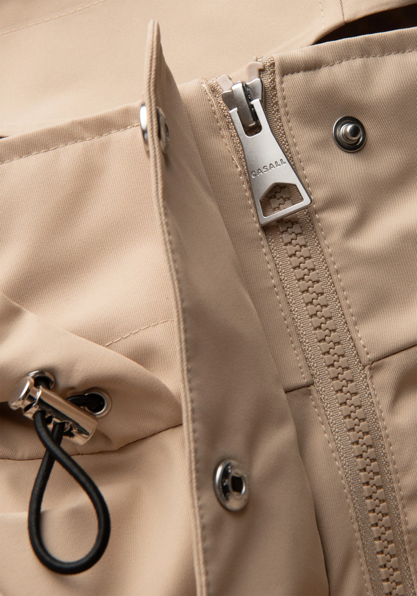 Scandi Bomber Rain Jacket - Sand Beige