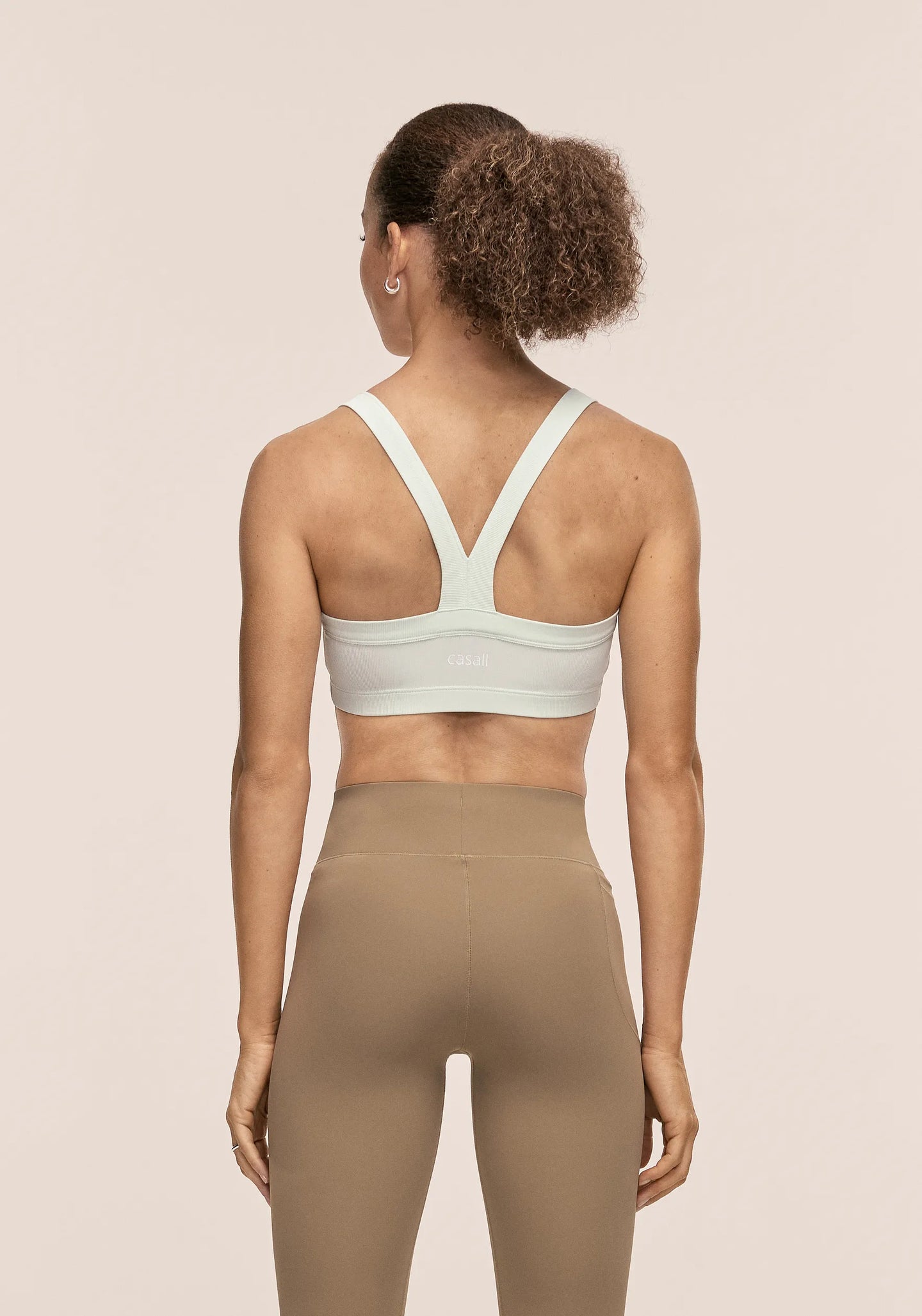 Defined Rib Sport Top - Misty Green
