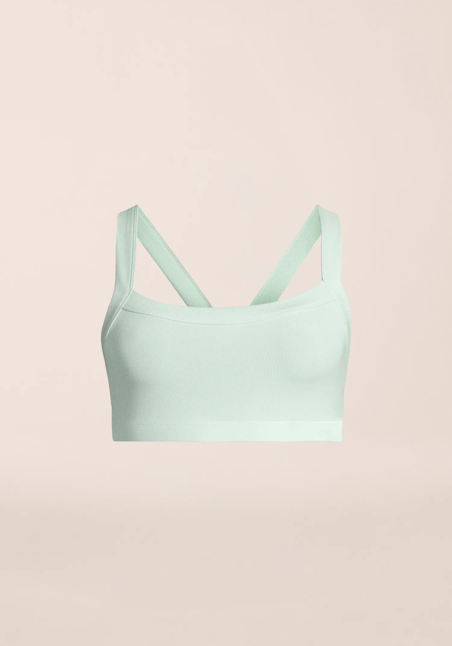 Defined Rib Sport Top - Misty Green