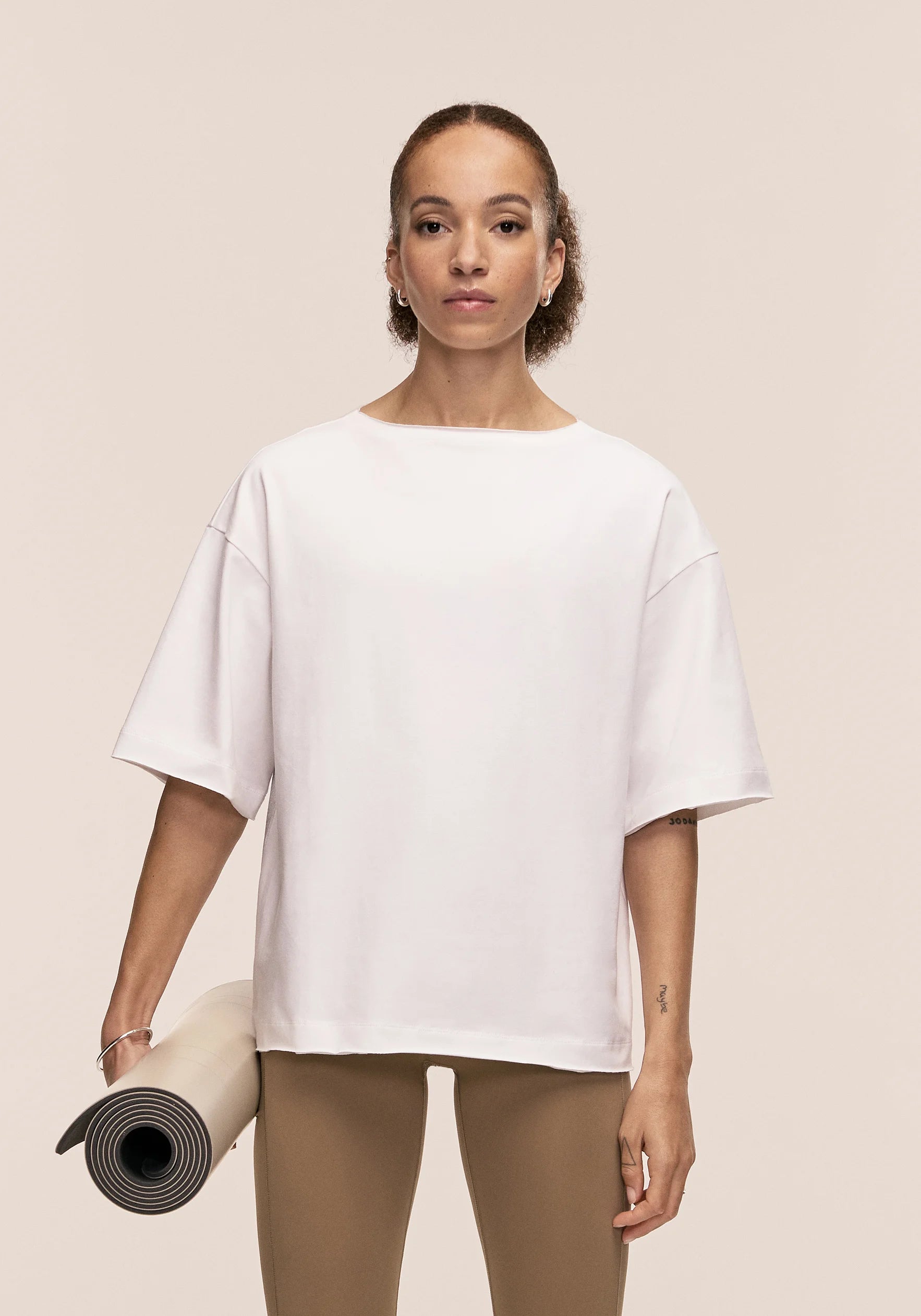 Heavy Cotton Relaxed Tee - White