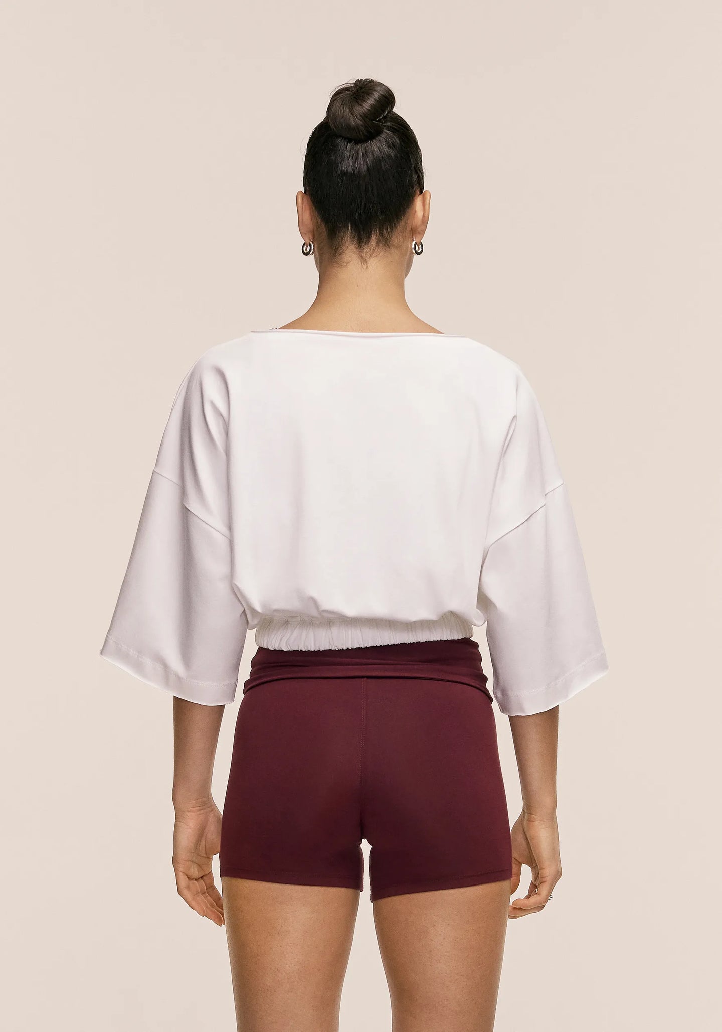 Heavy Cotton Crop Tee - White