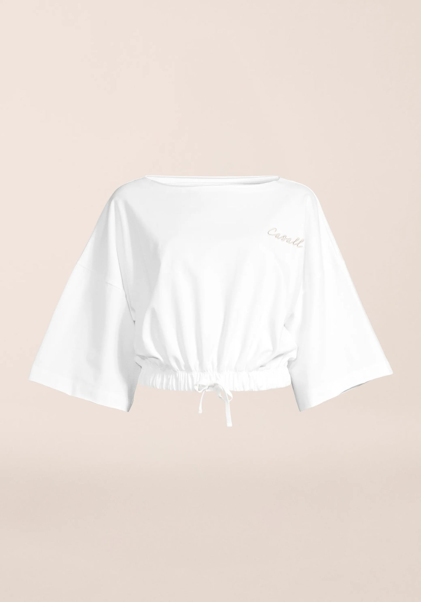 Heavy Cotton Crop Tee - White