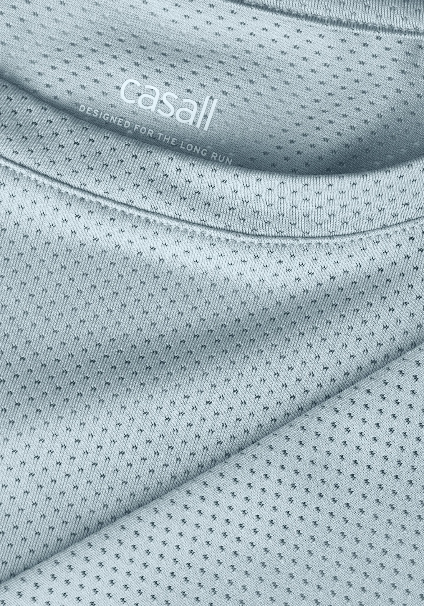 Laser Mesh Tee - Aqua Glow