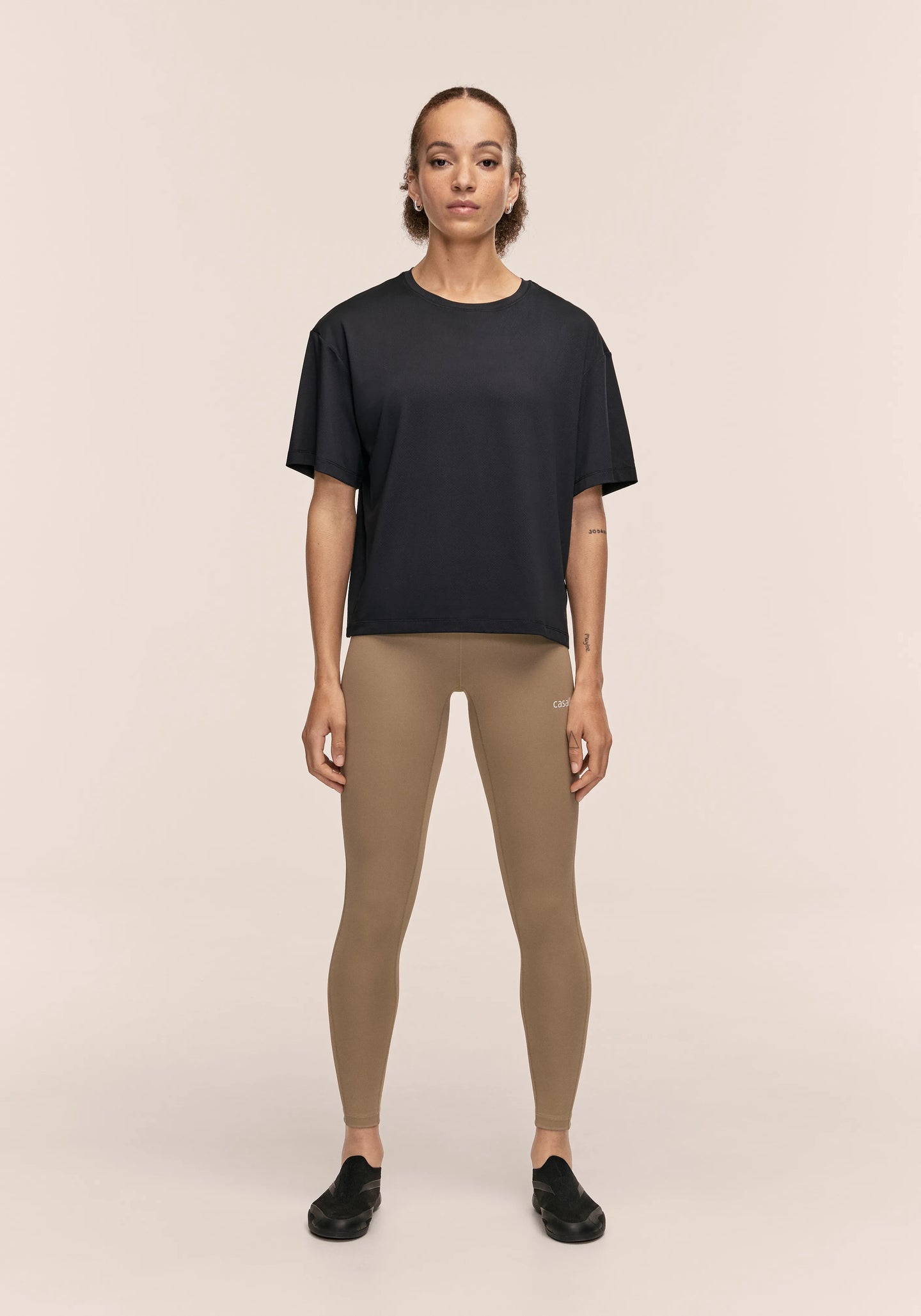 Laser Mesh Tee - Black