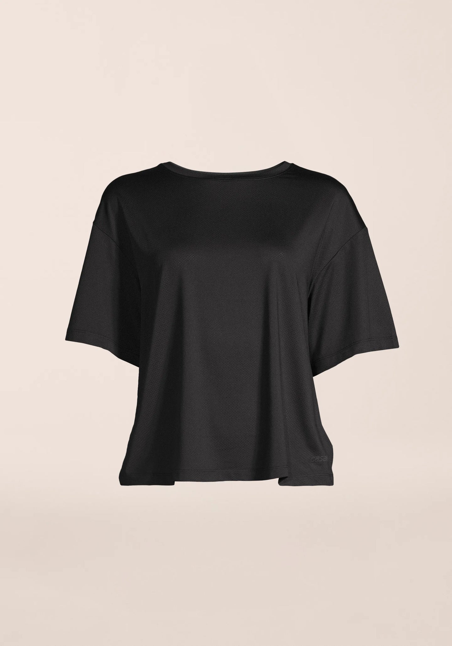 Laser Mesh Tee - Black