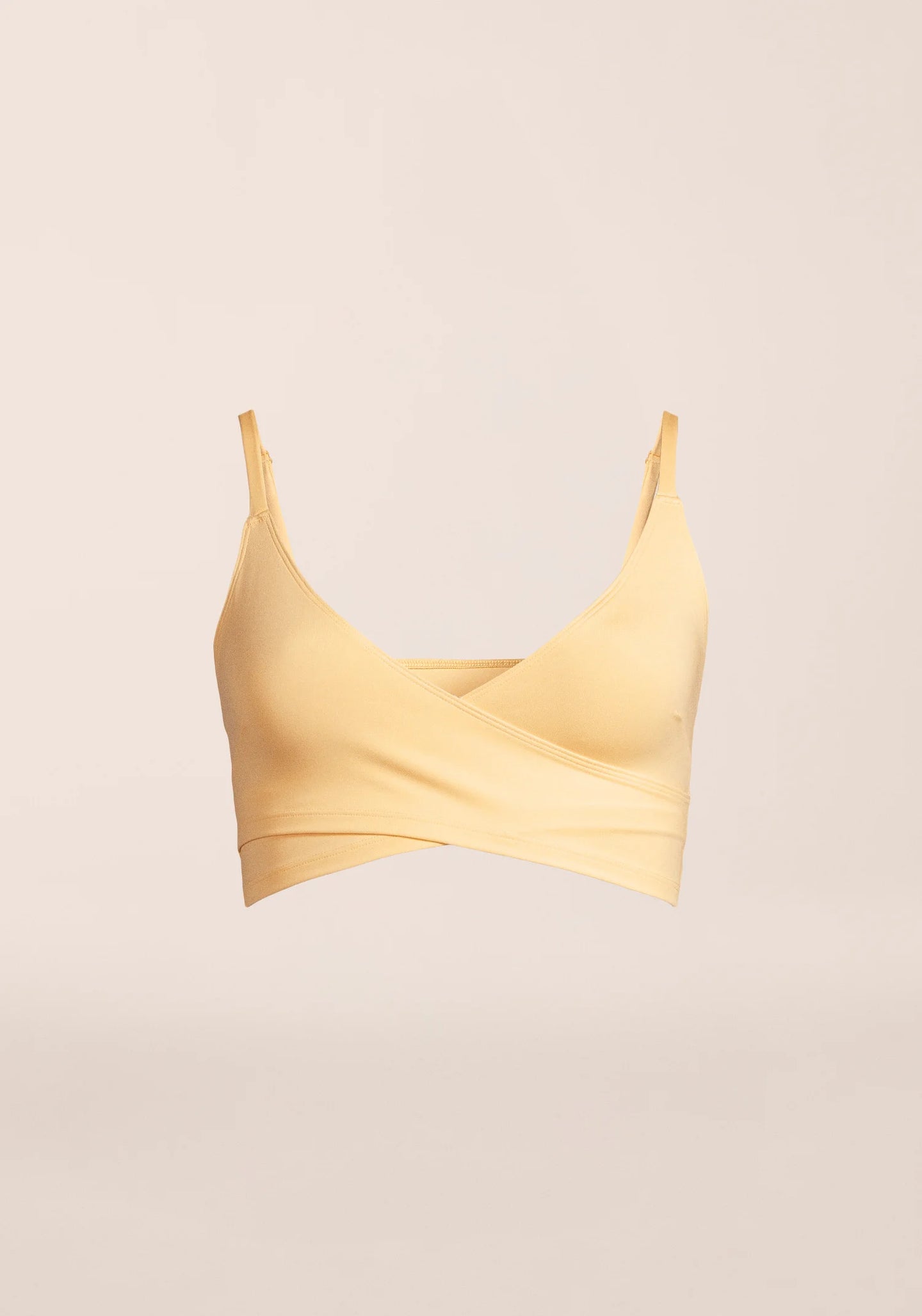 Cross Overlap Sports Top - Soul Yellow