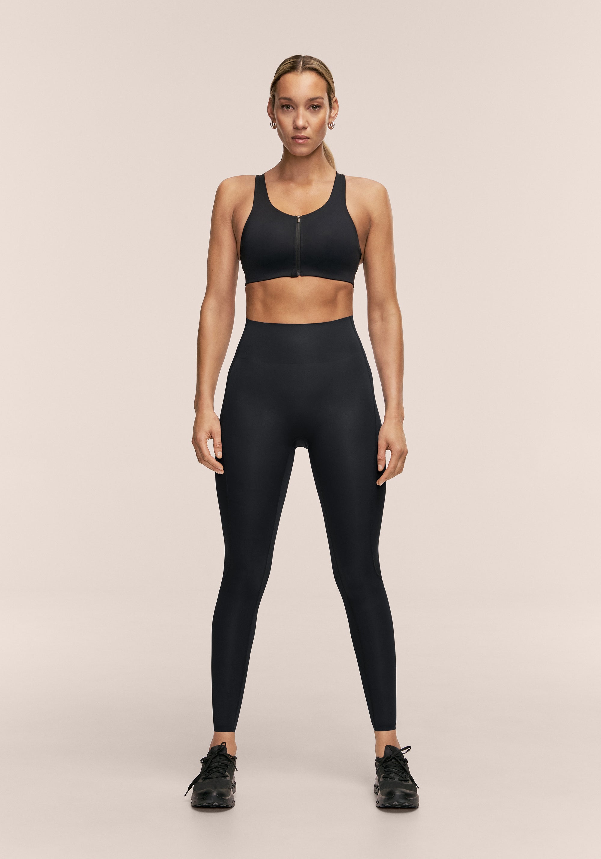 Silhouette High Waist Tights - Black