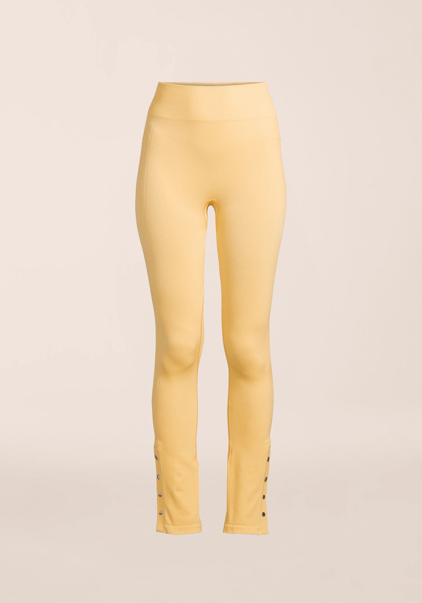 Seamless Rib Slit Pants - Online Exclusive - Soul Yellow