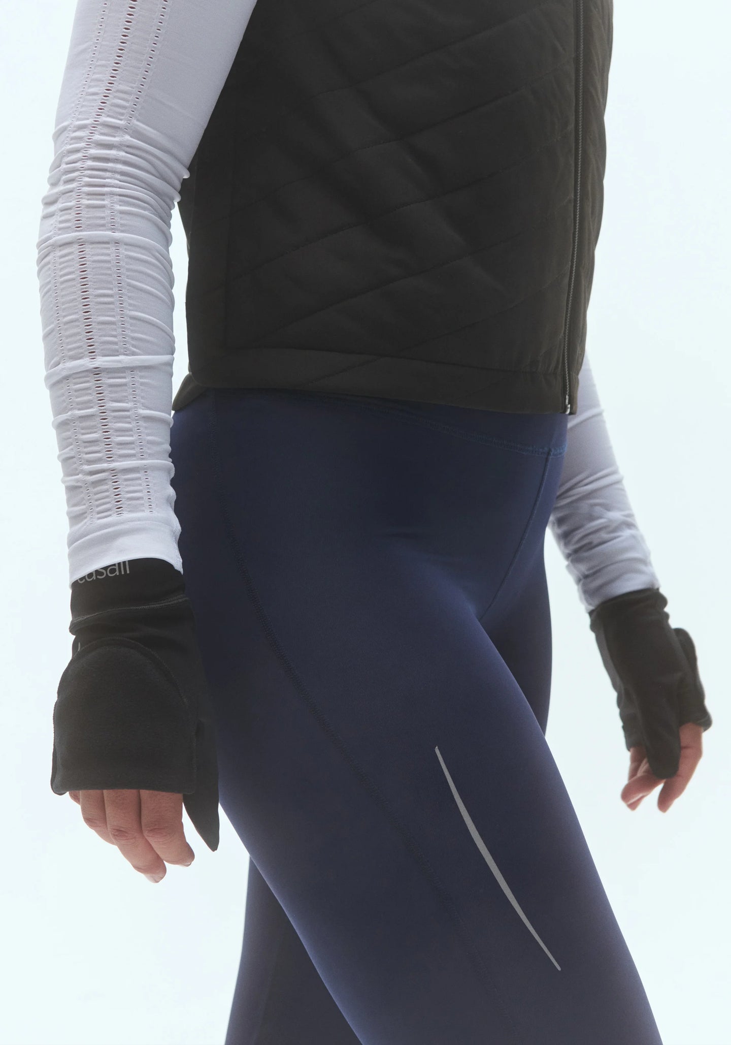 Performance Running Tights - Midnight Purple