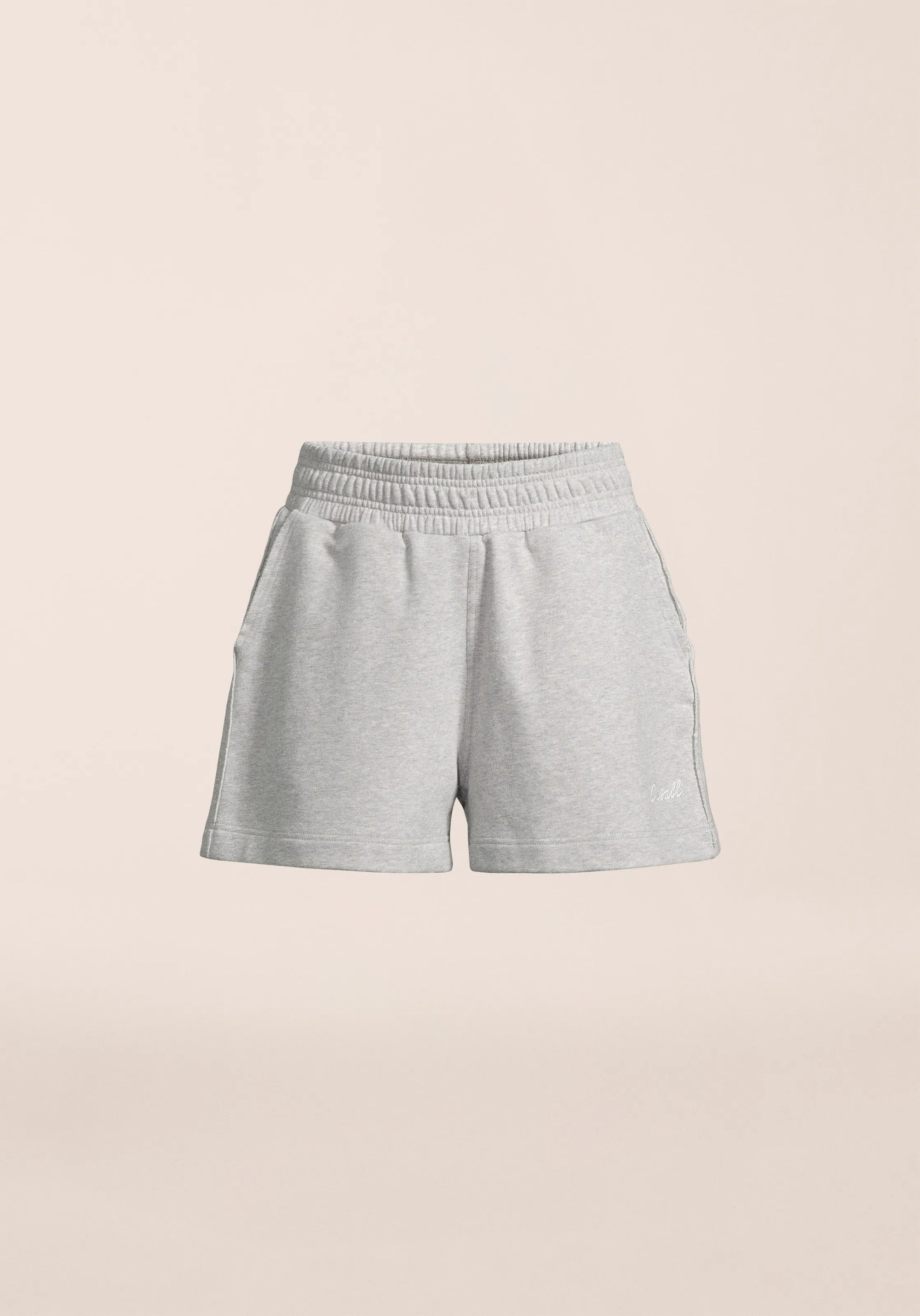 Reversed Seam Terry Relaxed Shorts - Grey Melange