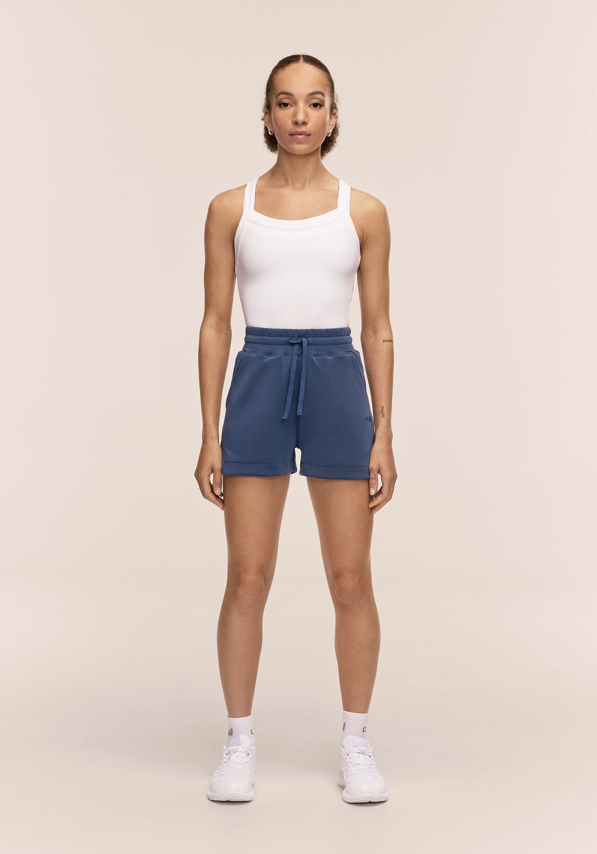 Peachy Shorts - Blue Shadow