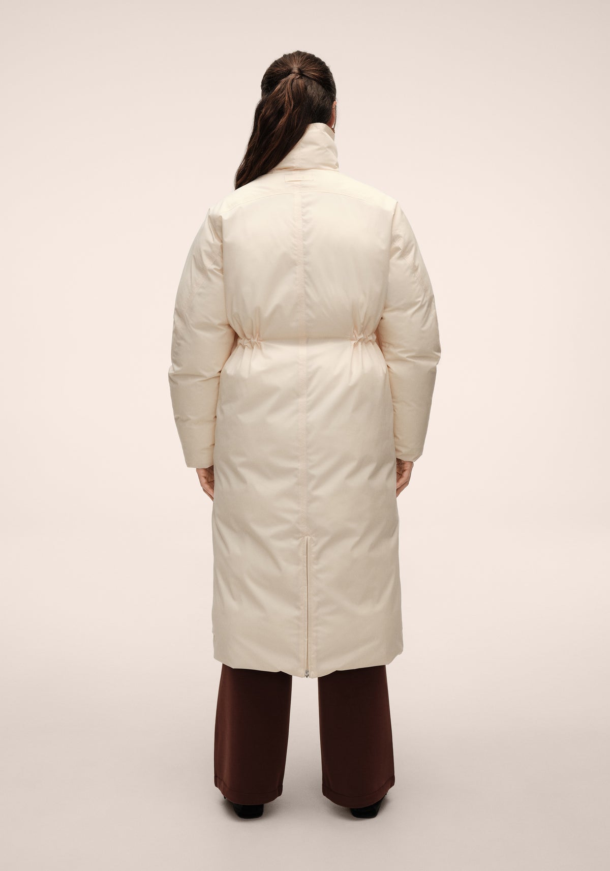 Haven Padded Zip Coat - Cream