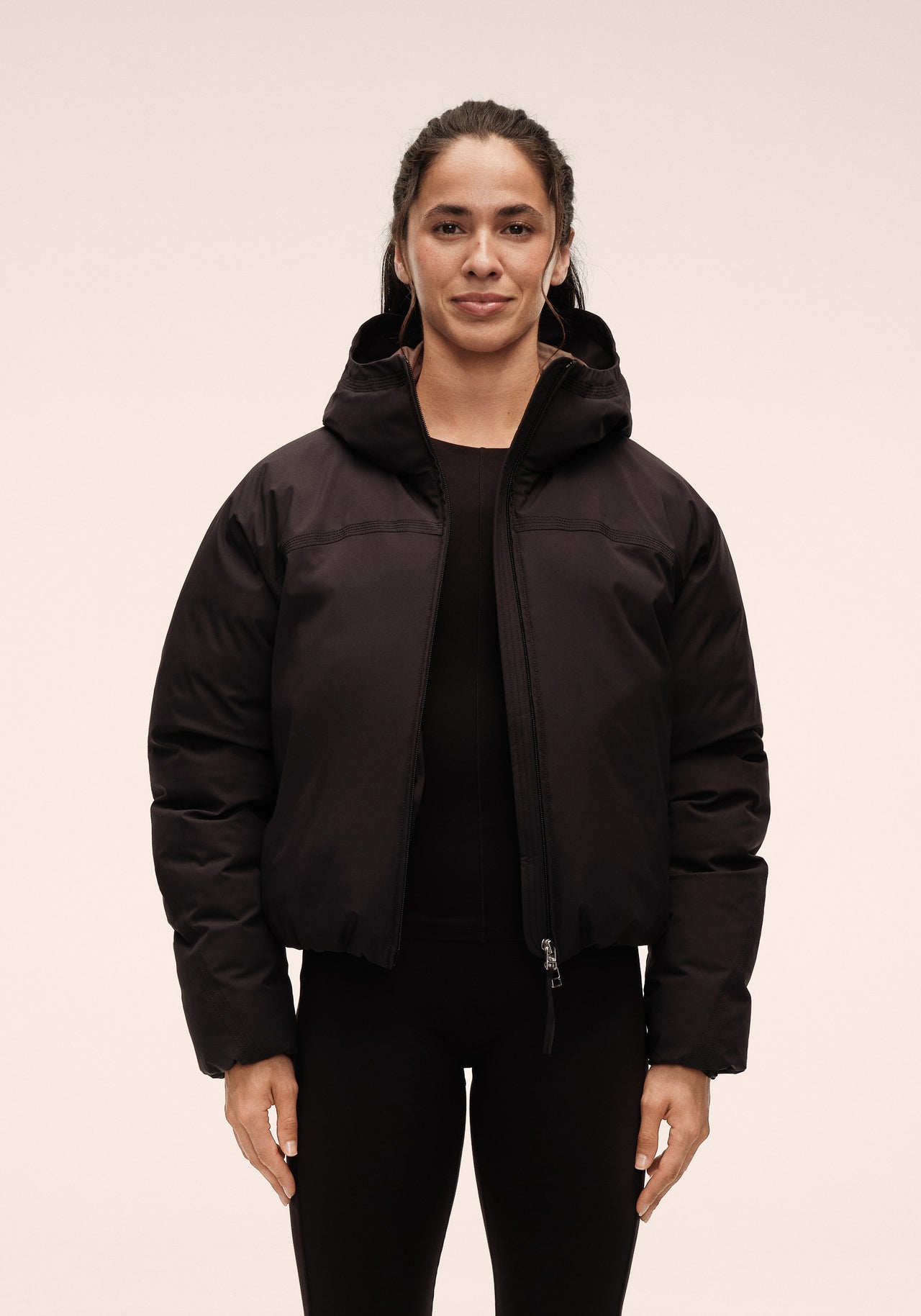 Haven Padded Short Jacket - Black