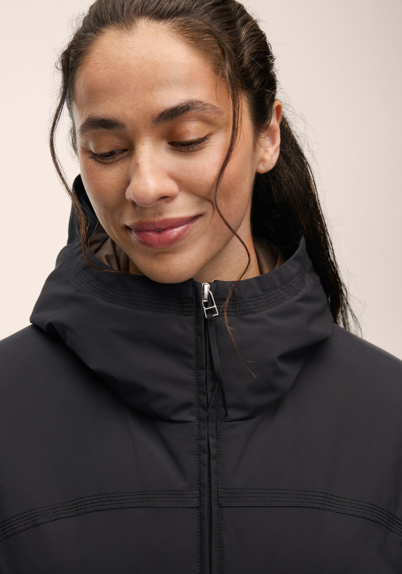 Haven Padded Short Jacket - Black