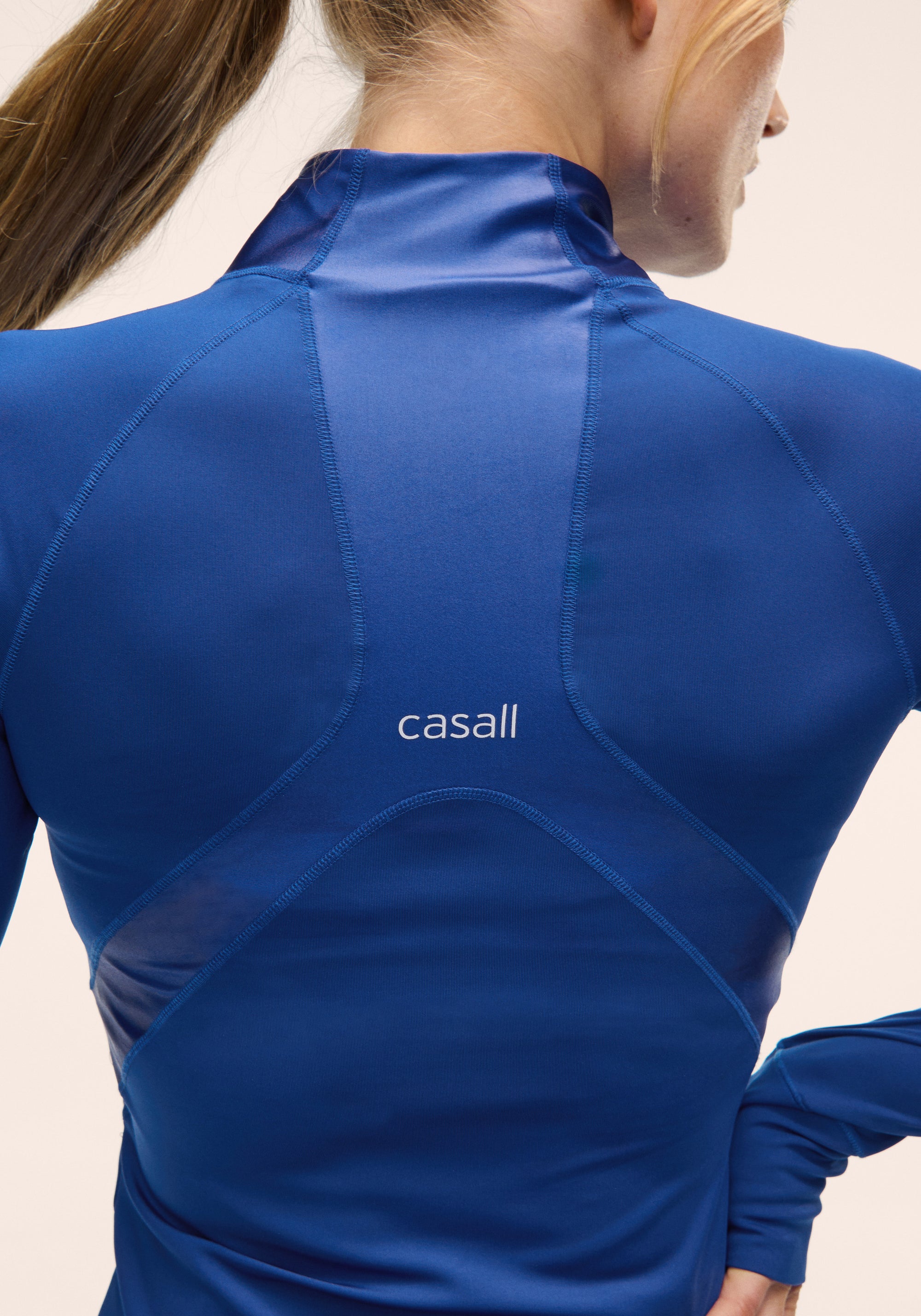 Shiny Matte Long Sleeve - Digital Blue