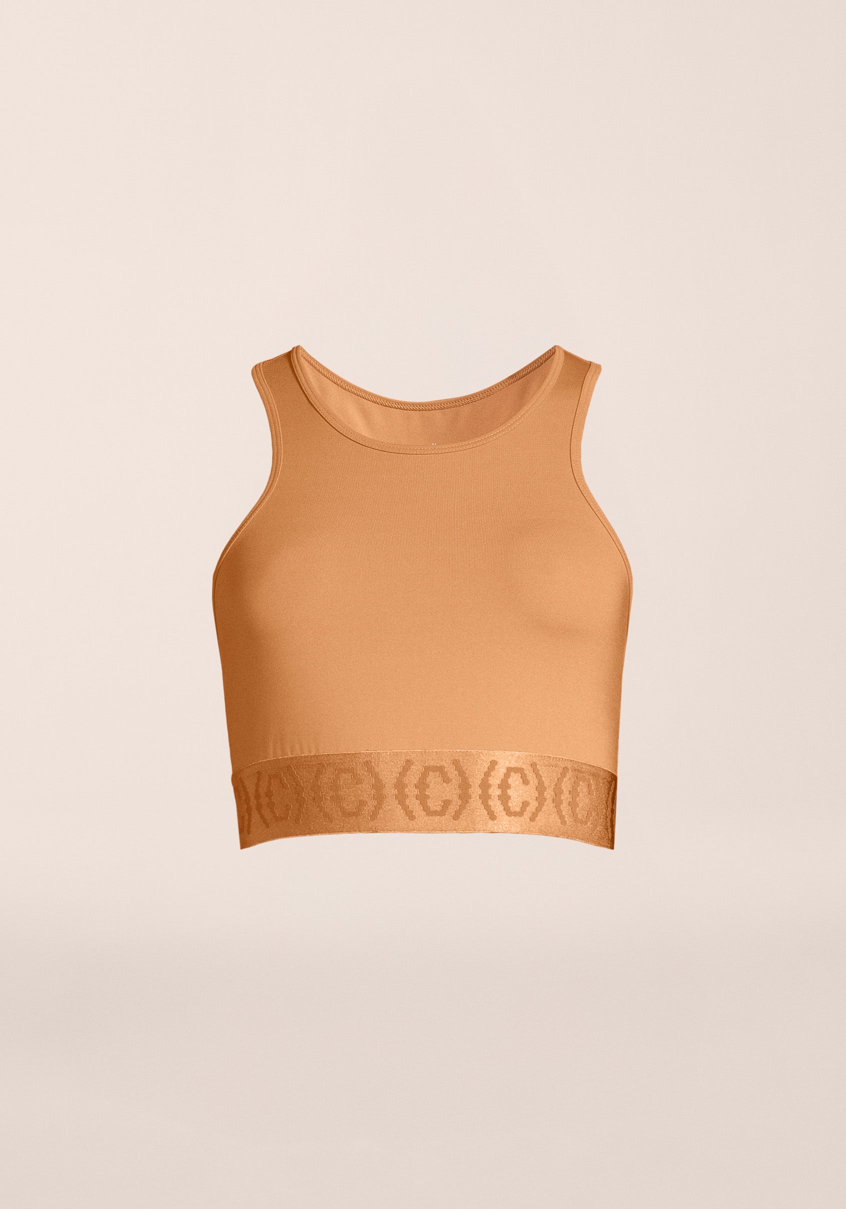 Logo Elastic Top - Golden Brown