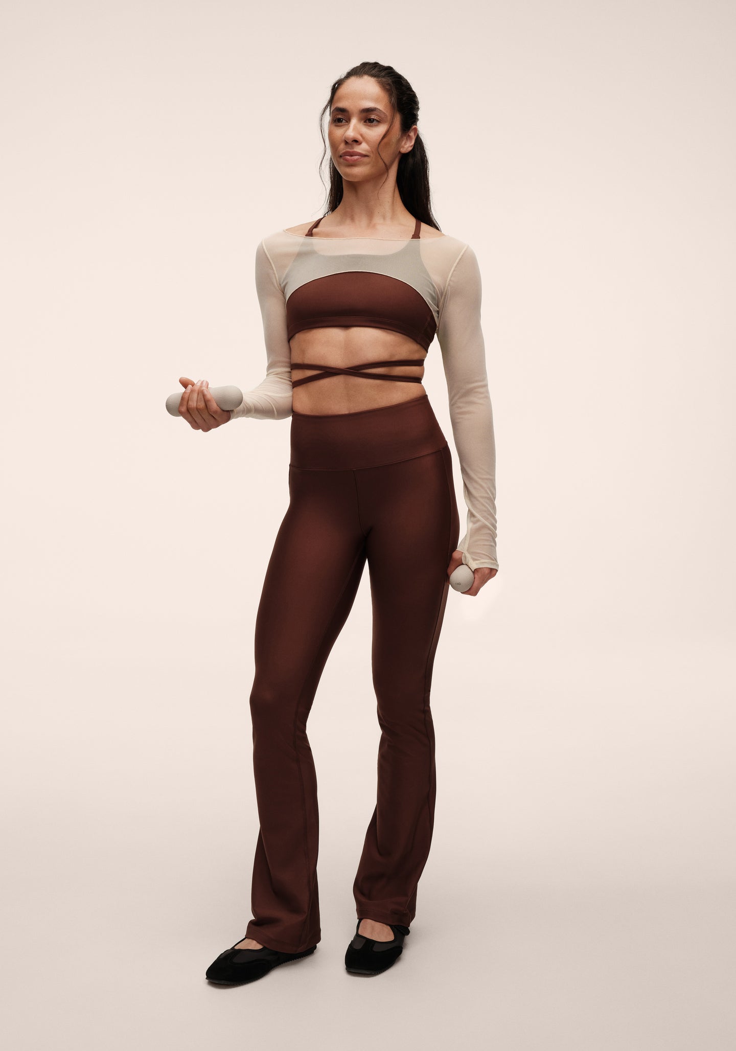 Delicate Studio Mesh Top - Cream