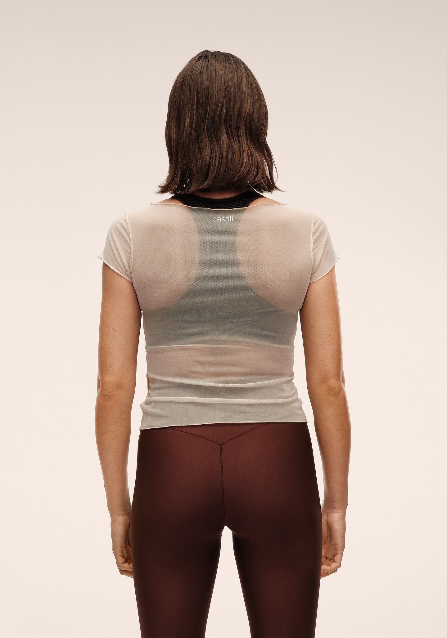 Delicate Studio Mesh Tee - Cream