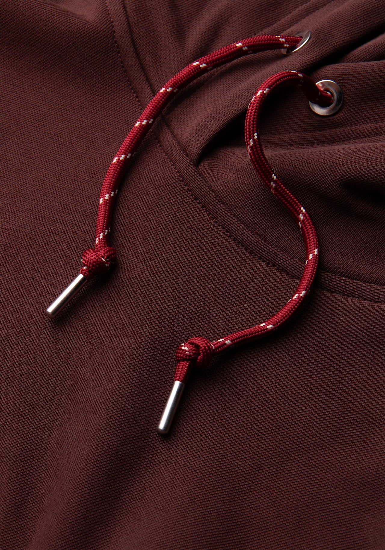 Terry Relaxed Hoodie - Dark Brown