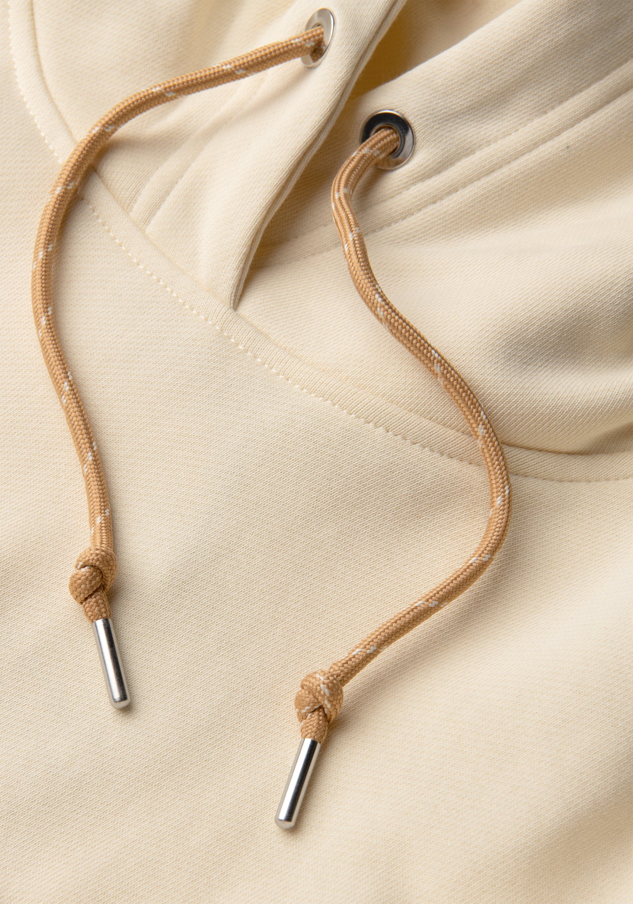 Terry Relaxed Hoodie - Cream