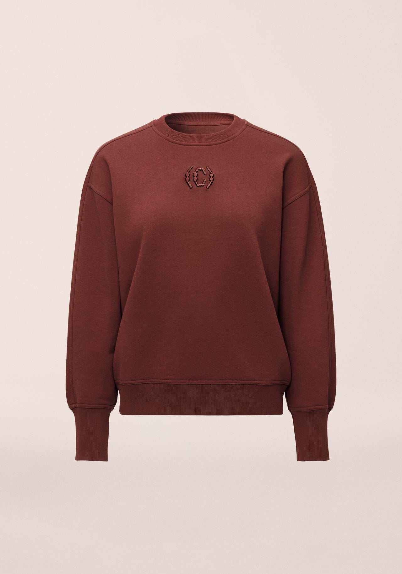 Terry Relaxed Crew - Dark Brown