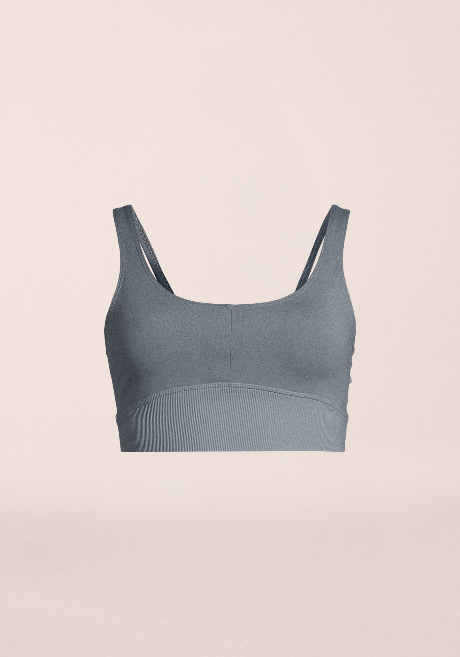 Brace Rib Top - Mirage Blue