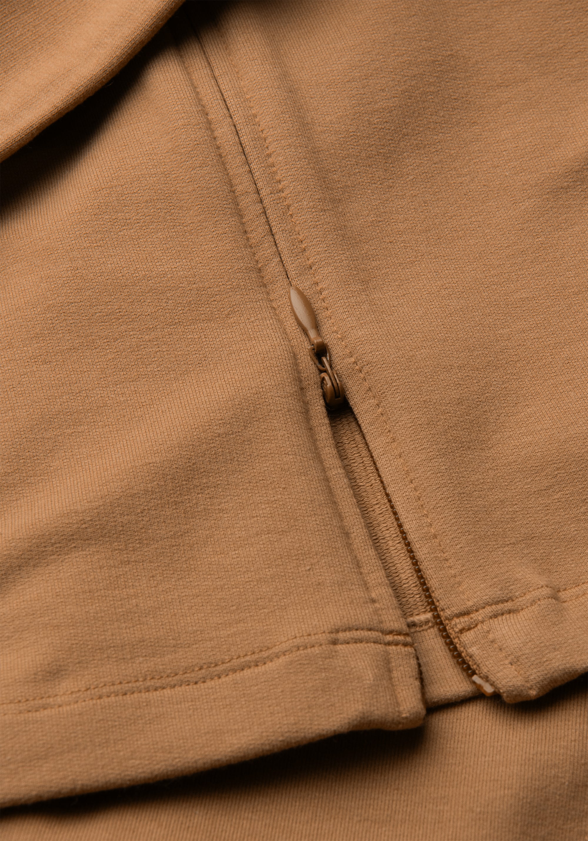 Terry Front Slit Pant - Golden Brown