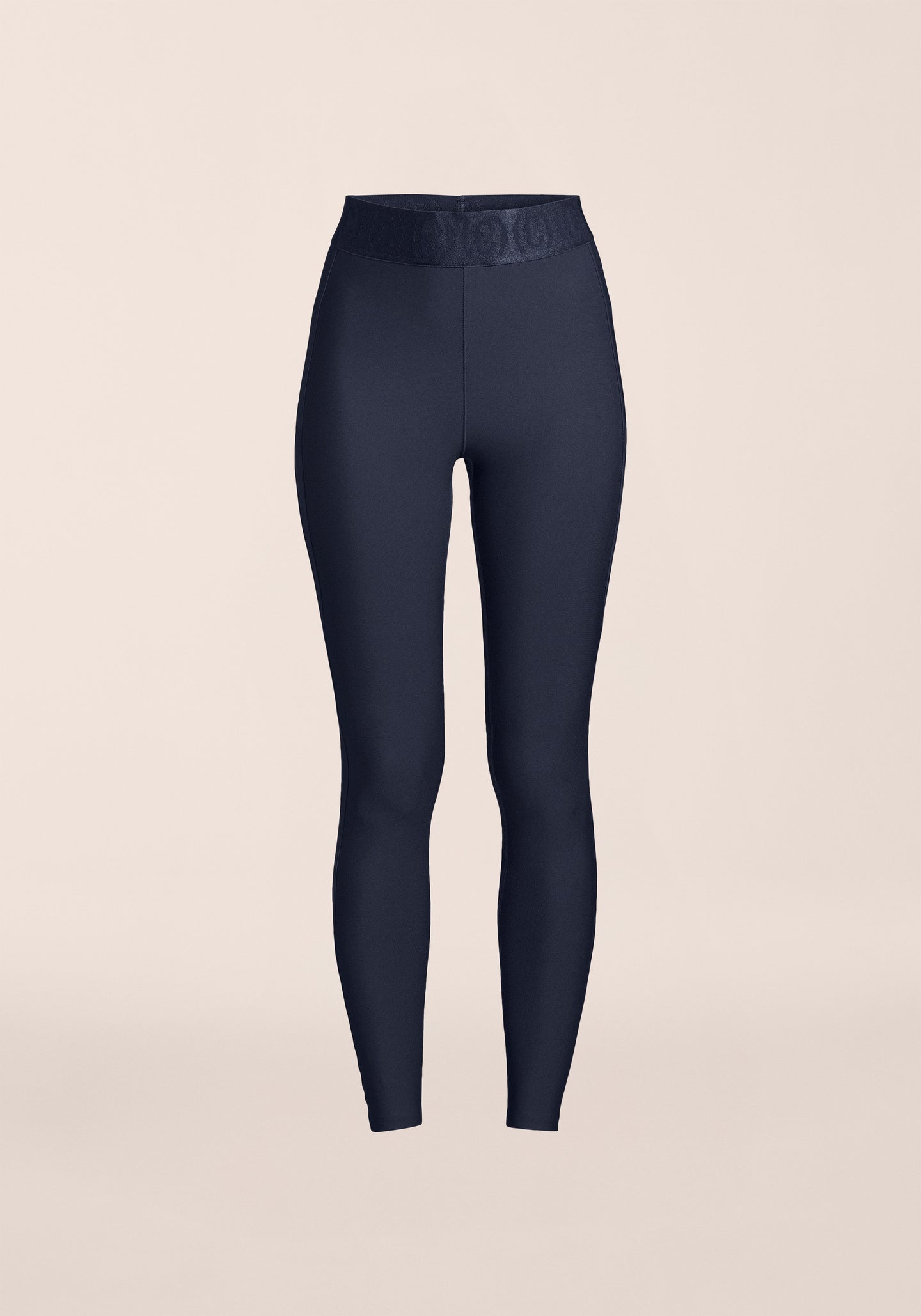 Logo Elastic High Waist Tights - Core Blue
