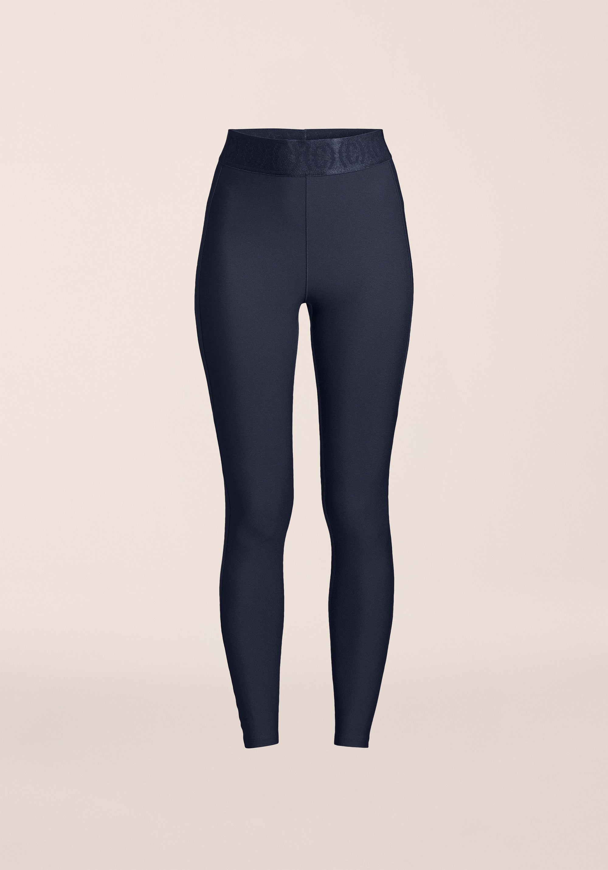 Logo Elastic High Waist Tights - Core Blue