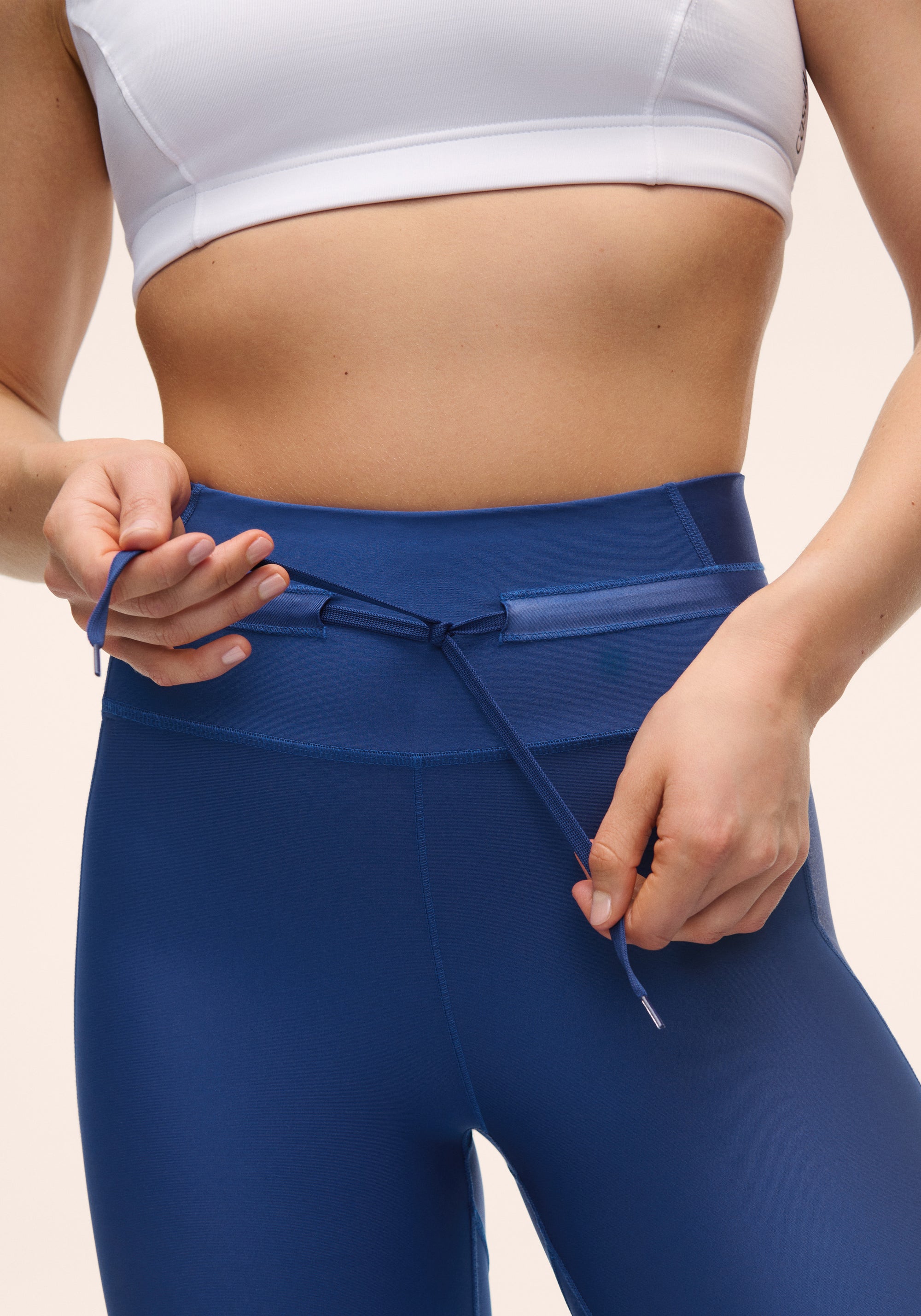 Shiny Matte Tights - Digital Blue