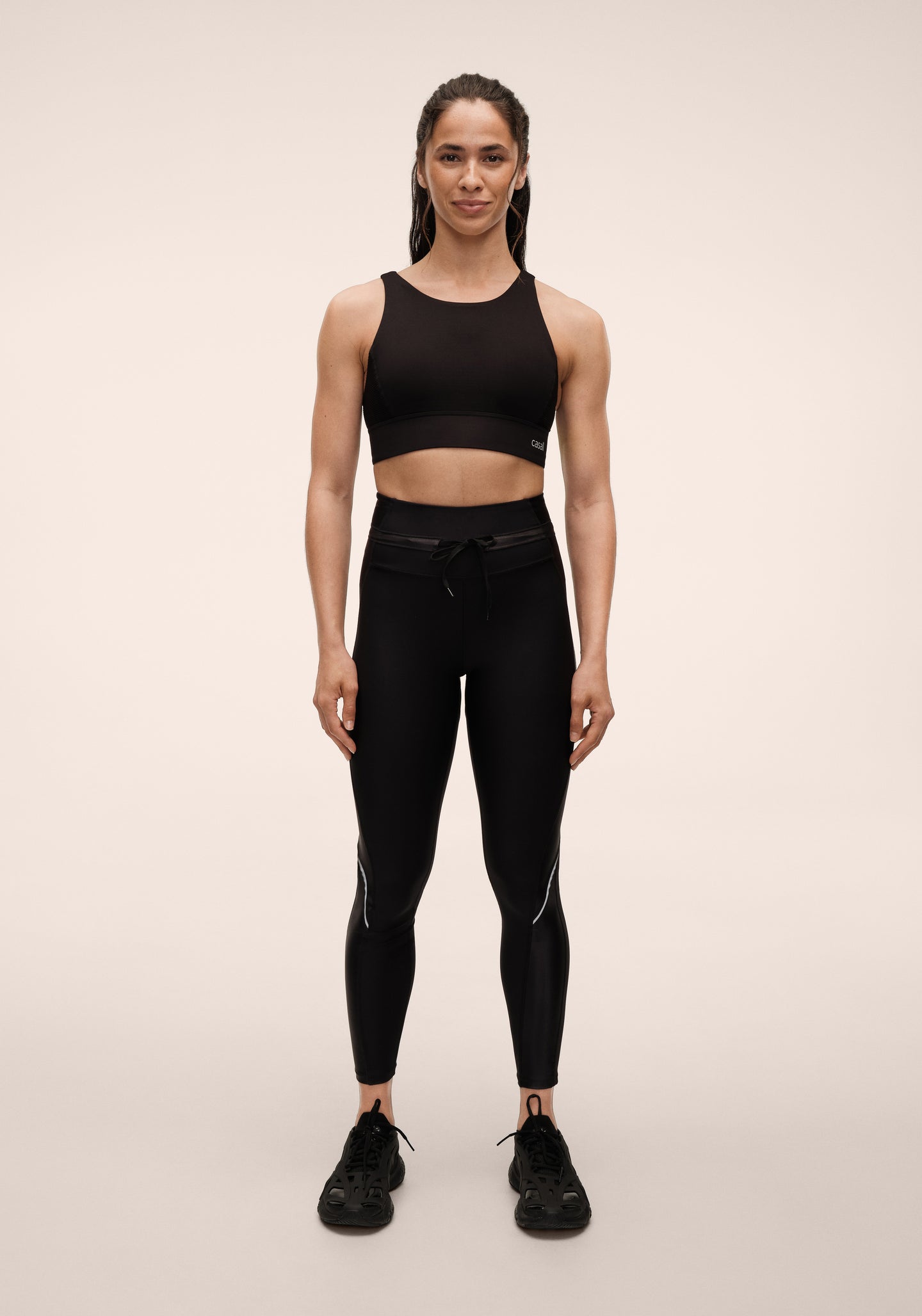 Shiny Matte Tights - Black