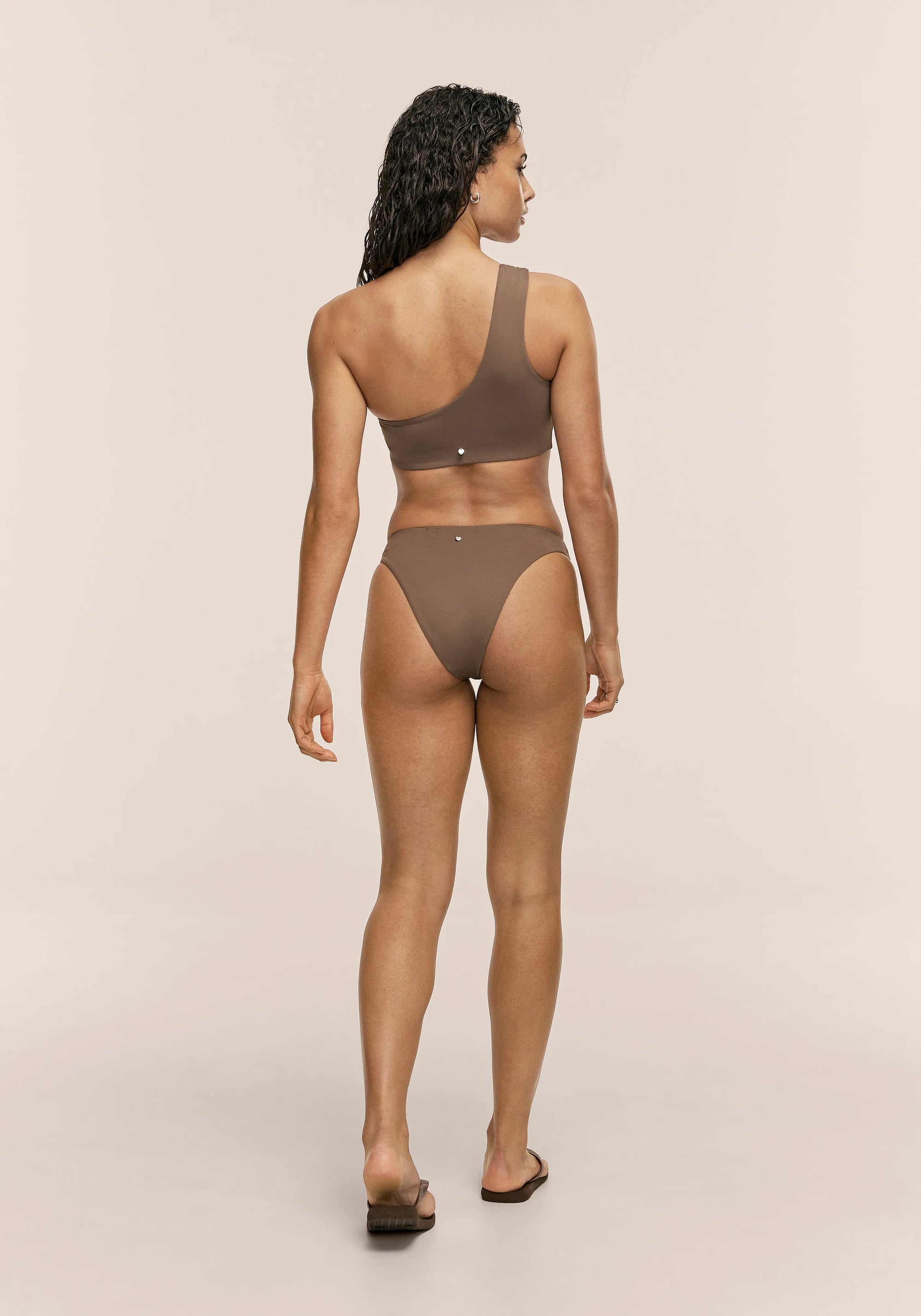 Twist Bikini Brief - Warm Khaki