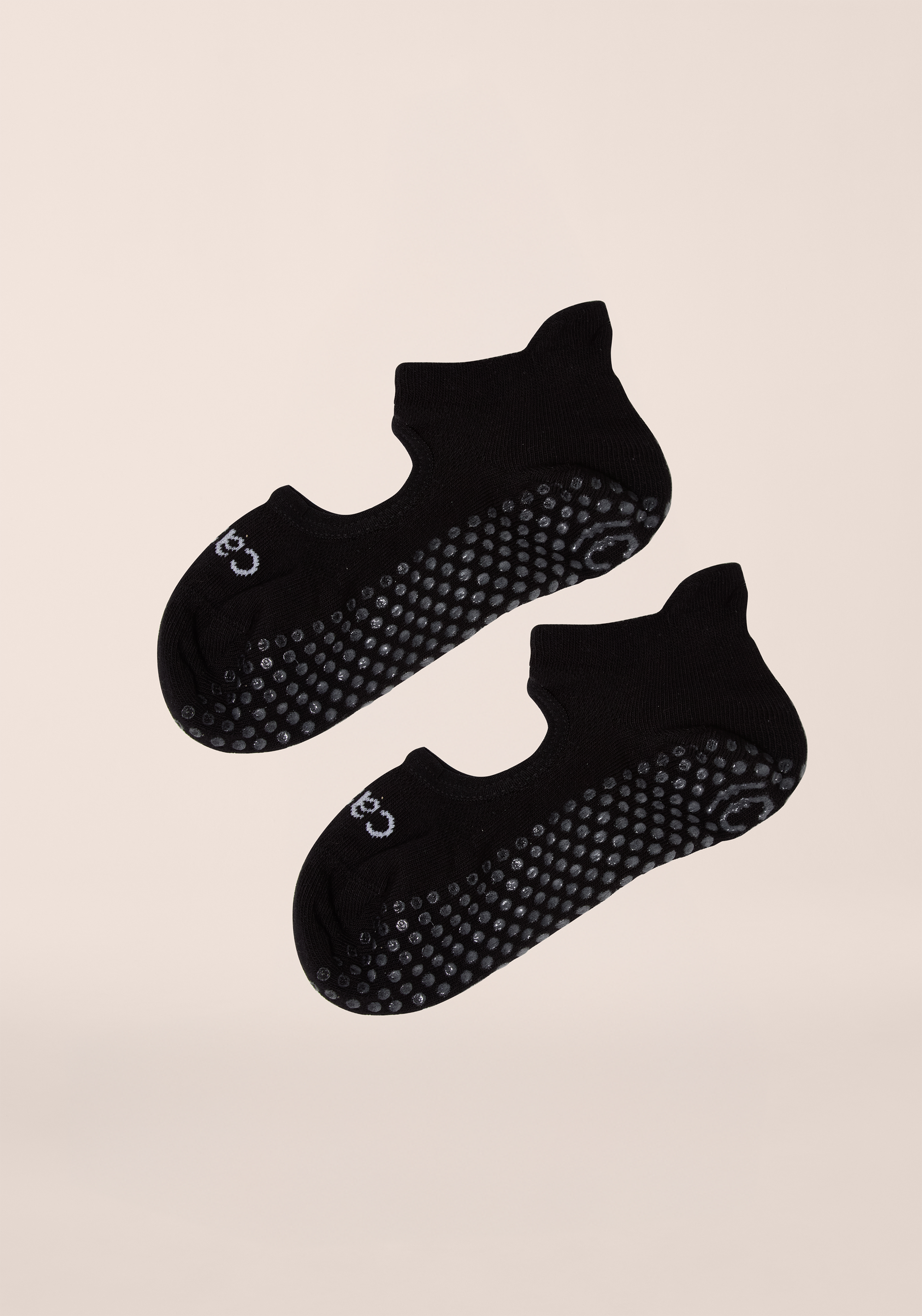 Sheer Non-Slip Sock - Black