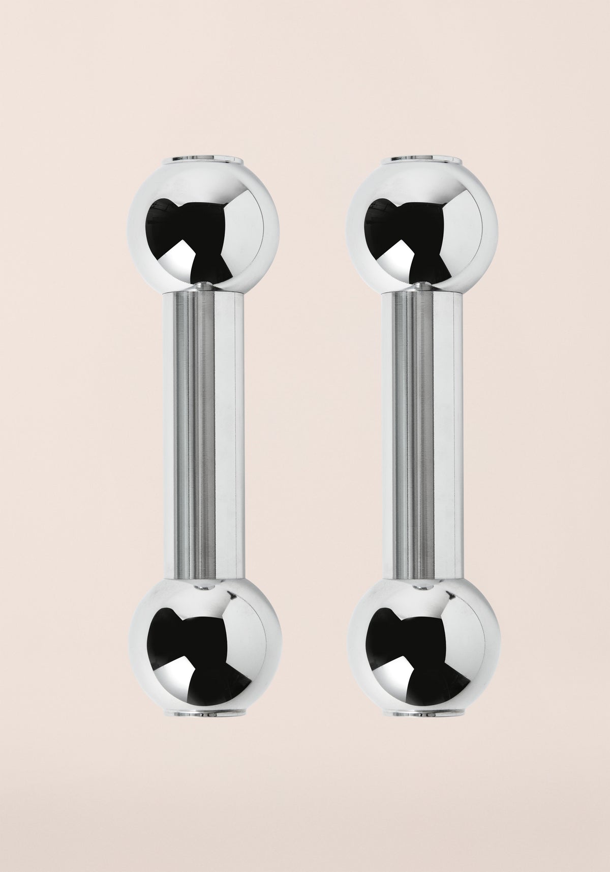 Chrome Dumbbell 2kg - Silver Steel