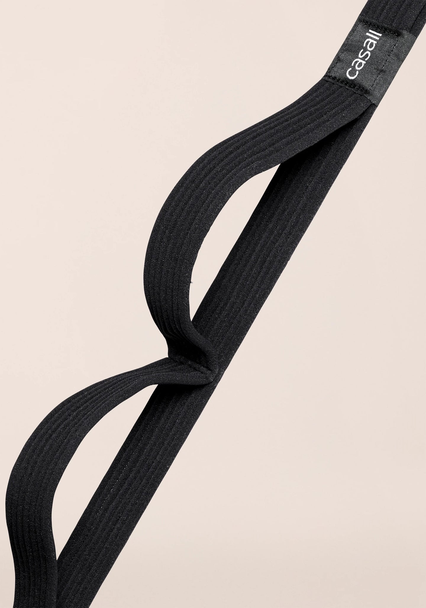 Stretchy Yoga Strap - Black