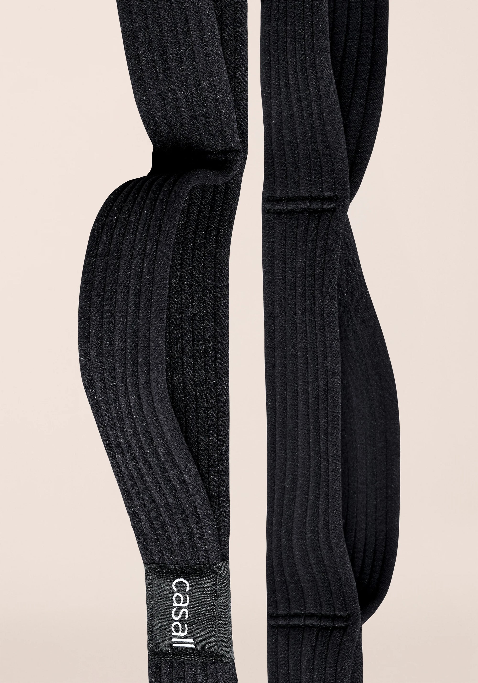 Stretchy Yoga Strap - Black
