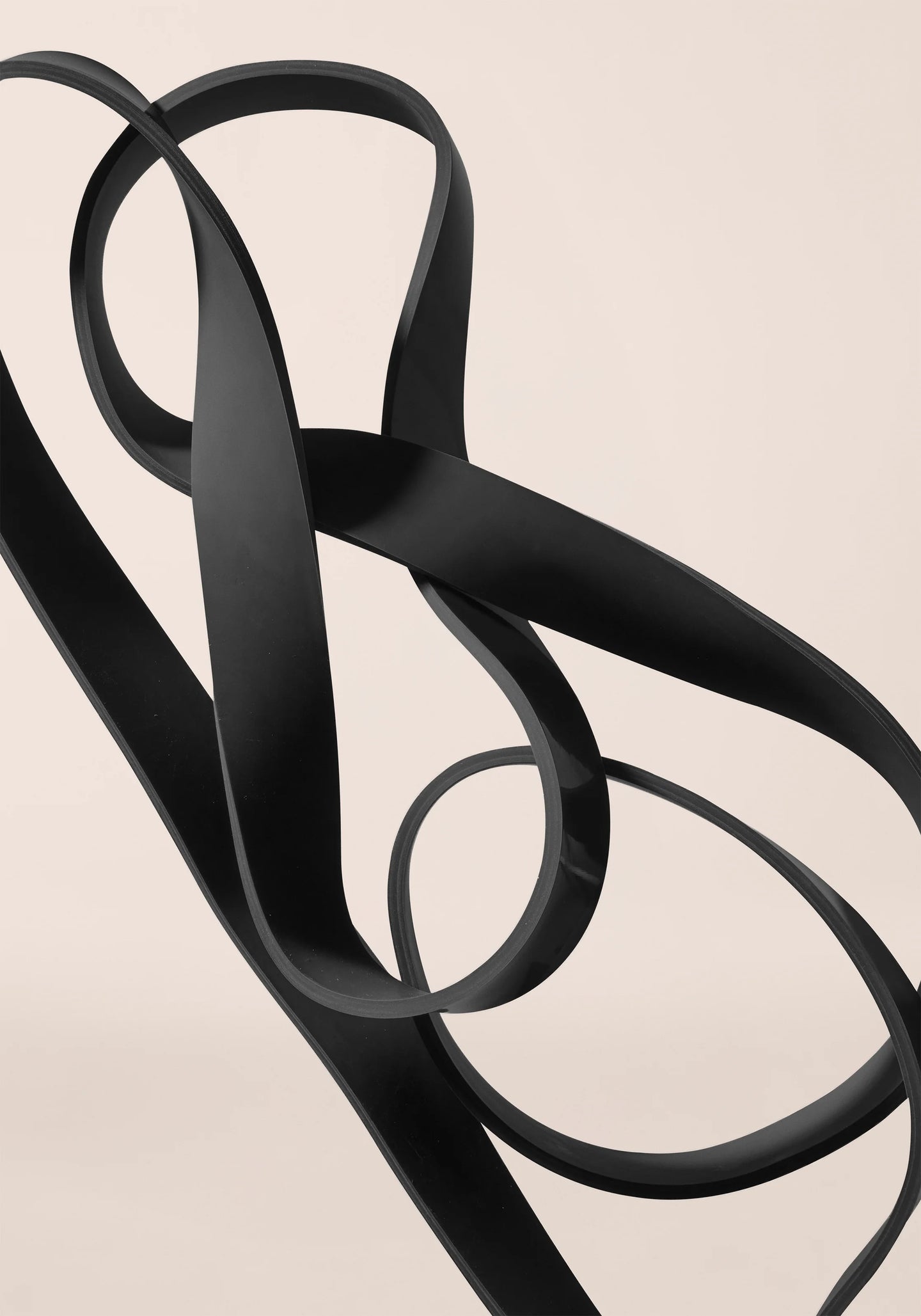 Long Rubber Band Hard - Black